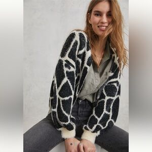 Safari Eyelash Cardigan